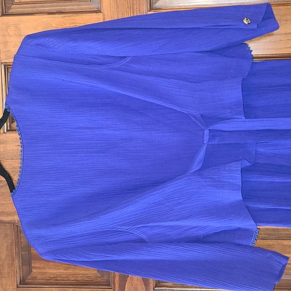 USA made Vintage women's dress size 14P with beautiful details. - Picture 5 of 8